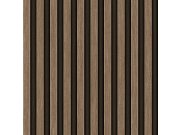 Tapety Adawall - Tapeta hnědá imitace dřeva lamely 23211-2 Omega AdaWall Tapeta hnědá imitace dřeva lamely 23211-2 Omega AdaWall