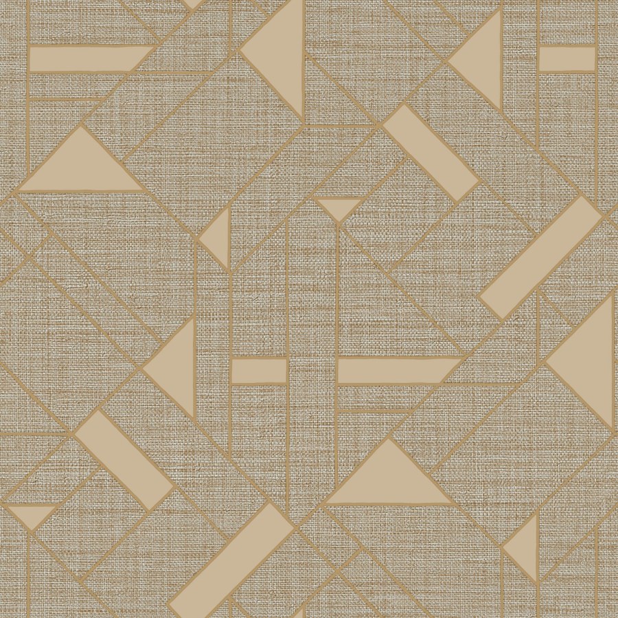 Šedo-hnědá geometrická Tapeta | Z18946 | Trussardi 7