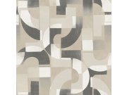 Tapety Vavex - Grafická Tapeta šedo-béžová A76002 | Lepidlo zdrama Grafická Tapeta šedo-béžová A76002 | Lepidlo zdrama