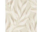 Tapeta béžová listy A76101 | Lepidlo zdrama Tapety Vavex