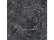 Tapeta černo-zlatá mramor A78003 | Lepidlo zdrama