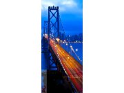 Fototapeta Night Bridge FTNV-2903 | 90x202 cm Fototapety