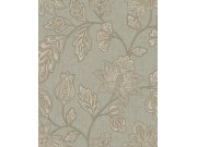 Tapeta na zeď, modrá, květiny, Amber, Eijffinger