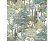 Tapety Yara - Tapeta na zeď, zeleno-hnědá, stromy, Vavex 2027 Tapeta na zeď, zeleno-hnědá, stromy, Vavex 2027