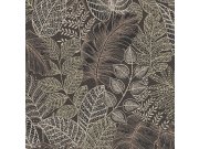 Tapety Yara - Černá tapeta na zeď Černá tapeta na zeď