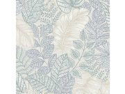 Tapety Yara - Modro-zelená tapeta na zeď Modro-zelená tapeta na zeď