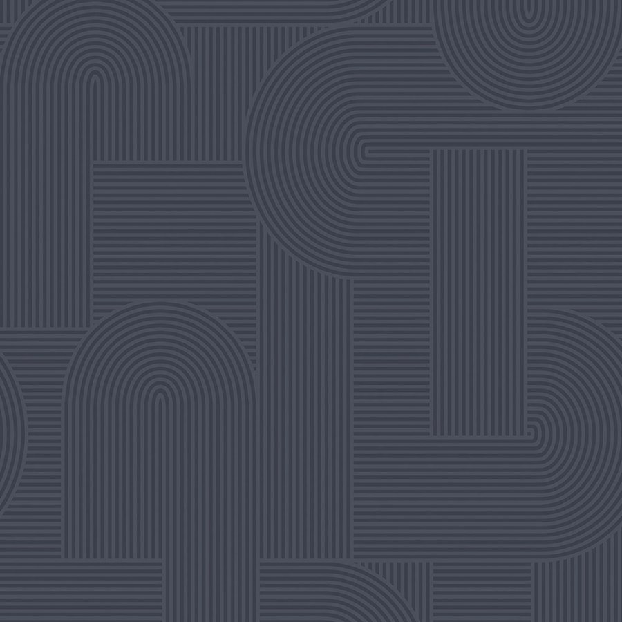 Modrá geometrická tapeta na zeď Modrá geometrická tapeta na zeď