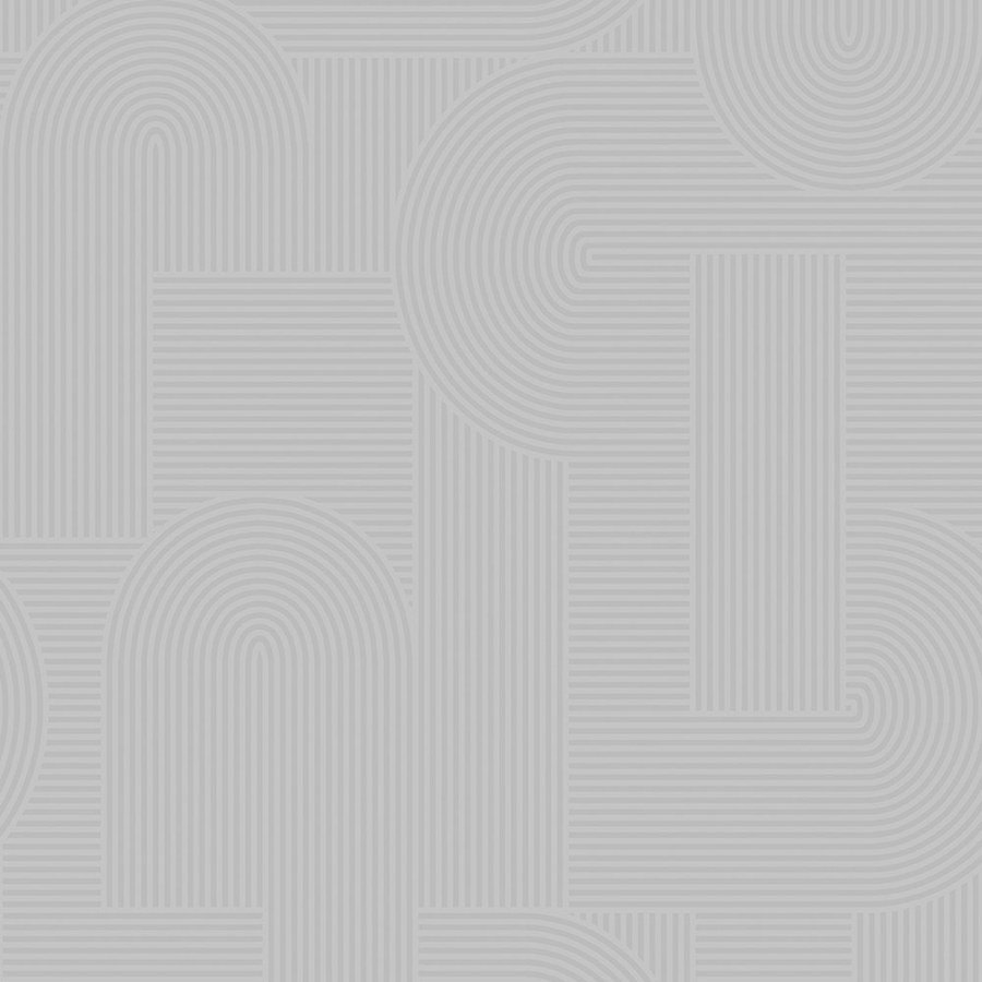 Šedá geometrická tapeta na zeď