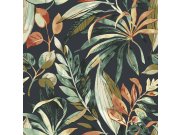 Tapety Yara - Černá tapeta na zeď Černá tapeta na zeď