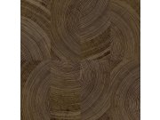 Tapety Yara - Hnědá tapeta na zeď Hnědá tapeta na zeď