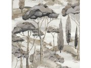 Tapety Yara - Šedo-béžová tapeta na zeď Šedo-béžová tapeta na zeď