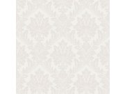 Bílo-krémová tapeta na zeď