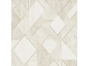 Geometrická tapeta se třpytkami