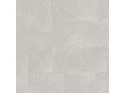 Tapety Yara - Šedá geometrická tapeta na zeď Šedá geometrická tapeta na zeď