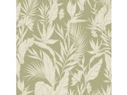 Zeleno-béžová tapeta na zeď