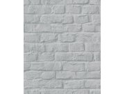 Tapeta na zeď, šedá, cihly, cihlová zeď, Loft Superior, Marburg