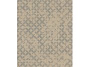 Tapeta na zeď, béžovo-stříbrná, geometrický vintage vzor, City Romance, Marburg