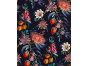 Tapeta na zeď, modrá, květiny, Mučenka, Arboretum, Graham Brown Premium