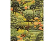 Tapeta na zeď, zelená, krajina, květiny, stromy, Arboretum, Graham Brown Premium
