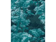 Tapeta na zeď, modro-zelená, les, stromy, Arboretum, Graham Brown Premium