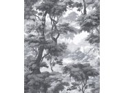 Tapeta na zeď, šedo-černá, les, stromy, Arboretum, Graham Brown Premium Tapety Yara