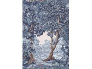 Tapeta na zeď, modrá, stromy, Arboretum, Graham Brown Premium Tapety Yara