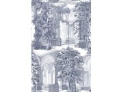 Tapeta na zeď, modrá, stromy, podloubí, Arboretum, Graham Brown Premium Tapety Yara