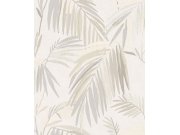 Tapety Yara - Tapeta na zeď, šedo-béžová, listy, Vitalis, Parato by Cristiana Masi Tapeta na zeď, šedo-béžová, listy, Vitalis, Parato by Cristiana Masi