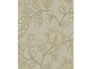 Tapeta na zeď, šedo-zelená, květiny, Amber, Eijffinger