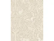 Tapeta na zeď, béžová, stromy, listy, zvířata, New Heritage, Borastapeter