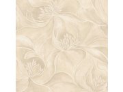Tapety Yara - Tapeta na zeď, šedo-béžová, květiny, Casa Chic, Zambaiti Parati Tapeta na zeď, šedo-béžová, květiny, Casa Chic, Zambaiti Parati