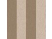 Tapeta na zeď, hnědá, imitace látky, pruhy, Top Stripes, Parato by Cristiana Masi Tapety Yara