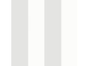 Tapeta na zeď, šedo-krémová, pruhy, Ornamenta, Parato by Cristiana Masi