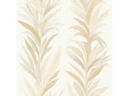 Tapeta na zeď, krémovo-béžová, listy, Ornamenta, Parato by Cristiana Masi