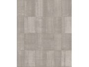 Geometrická tapeta na zeď, hnědo-šedá, Summer, The Texture Book, Khroma by Masureel