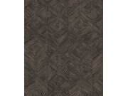 Tapeta na zeď, hnědo-černá, grafická, The Texture Book, Masureel