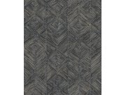 Tapeta na zeď, šedo-modrá, grafická, The Texture Book, Masureel