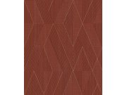 Geometrická tapeta na zeď, červená, The Texture Book, Masureel