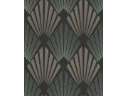 Tapeta na zeď, černá, grafická, Art Deco, The Texture Book, Masureel Tapety Yara