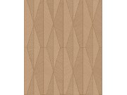 Geometrická tapeta na zeď, hnědá, Mysa, The Texture Book, Khroma by Masureel Tapety Yara