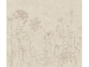 Fototapeta na zeď, béžová, rostliny, květiny, trávy, Riviera Maison, Eijffinger