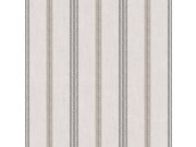 Tapeta na zeď, šedo-černá, imitace látky, pruhy, Top Stripes, Parato by Cristiana Masi Tapety Yara