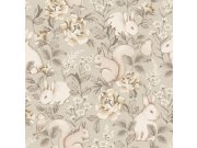 Tapety Yara - Tapeta na zeď, béžová, zvířátka, Newbie Wallpaper, Borastapeter Tapeta na zeď, béžová, zvířátka, Newbie Wallpaper, Borastapeter