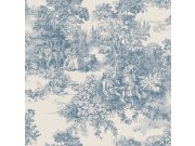 Tapety Yara - Tapeta na zeď, modrá, romantická, Adorn, Borastapeter Tapeta na zeď, modrá, romantická, Adorn, Borastapeter