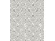 Tapety Yara - Tapeta na zeď, šedá, zámecký vzor, ornamenty, Alla Tiders Hus, Borastapeter Tapeta na zeď, šedá, zámecký vzor, ornamenty, Alla Tiders Hus, Borastapeter