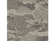 Tapeta na zeď, šedo-béžová, krajina, Nordic Folk, Borastapeter