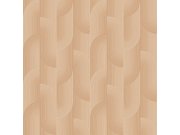 Tapeta na zeď, hnědo-béžová, geometrická, Precious Weaves, Grandeco