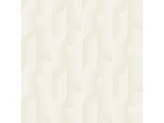 Tapeta na zeď, krémová, geometrická, Precious Weaves, Grandeco