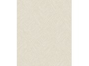 Tapeta na zeď, krémovo-béžová, geometrická, Precious Weaves, Grandeco