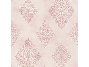 Tapeta na zeď, růžová, zámecká, ornamenty, Shabby Chic by Rachel Ashwell Tapety Yara
